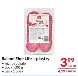Makro Fine Life Salami plastry oferta
