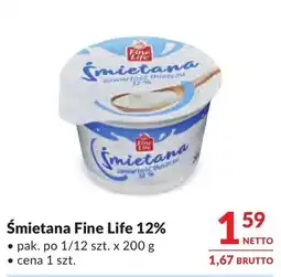 Makro Fine Life Śmietana 12% oferta