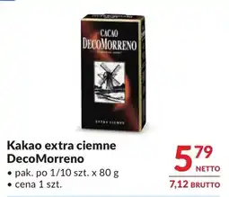 Makro DecoMorreno Kakao extra ciemne oferta