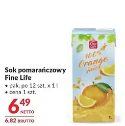 Makro Fine Life Sok pomarańczowy oferta