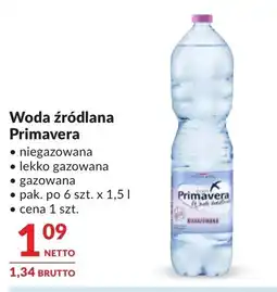 Makro Primavera Woda źródlana oferta