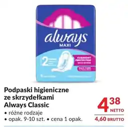 Makro Always Classic Podpaski oferta