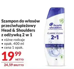 Makro Head & Shoulders Szampon z odżywką 2 w 1 oferta