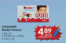 Makro Kinder Czekoladki Ferrero oferta