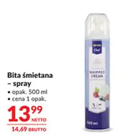 Makro Bita śmietana - spray oferta