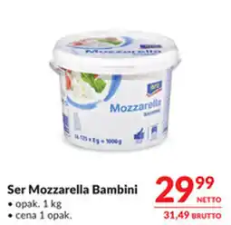 Makro Ser Mozzarella Bambini oferta