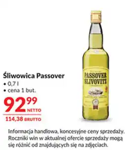 Makro Śliwowica Passover oferta