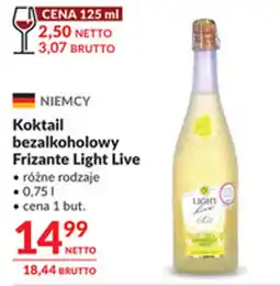 Makro Koktail bezalkoholowy Frizante Light Live oferta
