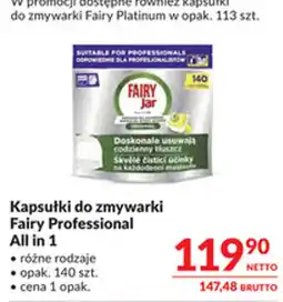 Makro Kapsułki do zmywarki Fairy Professional All in 1 oferta