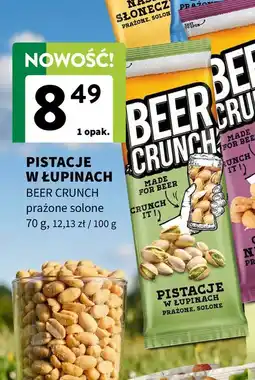 Intermarche Pistacje w łupinach BEER CRUNCH prażone solone oferta