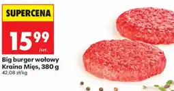 Biedronka Big burger wołowy Kraina Mięs oferta