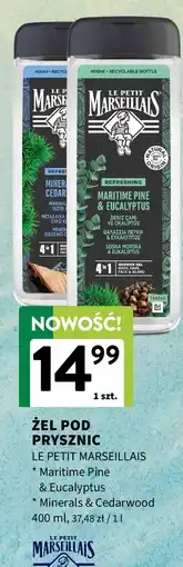 Intermarche Żel pod prysznic minerały i drzewo cedrowe Le Petit Marseillais oferta