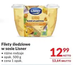 Makro Filety śledziowe w sosie Lisner różne rodzaje oferta