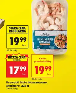 Biedronka Blanszowane krewetki Marinero oferta