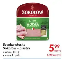 Makro Szynka włoska Sokołów – plastry oferta