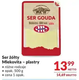 Makro Ser żółty Mlekovita – plastry różne rodzaje oferta