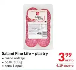 Makro Salami Fine Life – plastry różne rodzaje oferta
