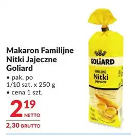 Makro Makaron Familijne Nitki Jajeczne Goliard oferta