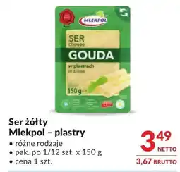Makro Ser żółty Mlekpol – plastry różne rodzaje oferta