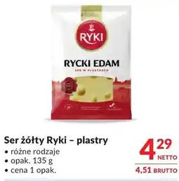 Makro Ser żółty Ryki – plastry różne rodzaje oferta