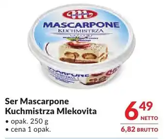 Makro Ser Mascarpone Kuchmistrza Mlekovita oferta