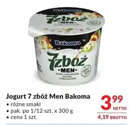 Makro Jogurt 7 zbóż Men Bakoma oferta