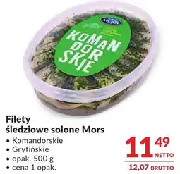 Makro Filety śledziowe solone Mors Komandorskie/Gryfińskie oferta
