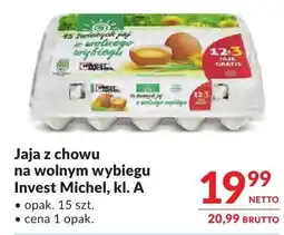 Makro Jaja z chowu na wolnym wybiegu Invest Michel, kl. A oferta