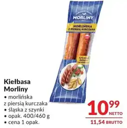 Makro Kiełbasa Morliny morlińska z piersią kurczaka oferta