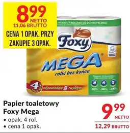 Makro Papier toaletowy Foxy Mega oferta