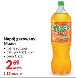 Makro Napój gazowany Maxer orange oferta