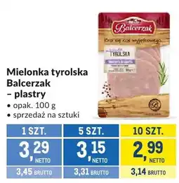 Makro Mielonka tyrolska Balcerzak plastry oferta