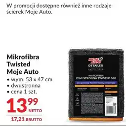 Makro Mikrofibra Twisted Moje Auto 53x47cm dwustronna oferta