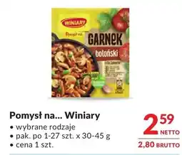 Makro Pomysł na... Winiary wybrane rodzaje oferta