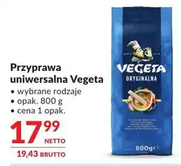 Makro Przyprawa uniwersalna Vegeta wybrane rodzaje oferta