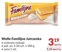 Makro Wafle Familijne Jutrzenka wybrane rodzaje oferta