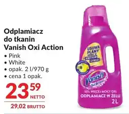 Makro Odplamiacz do tkanin Vanish Oxi Action Pink oferta