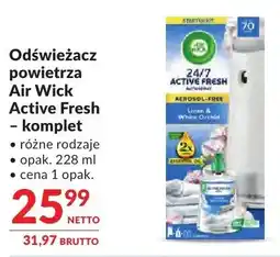 Makro Odświeżacz powietrza Air Wick Active Fresh – komplet oferta