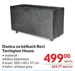 Makro Donica na kółkach Rect Tarrington House oferta