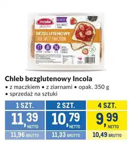 Makro Chleb bezglutenowy Incola z maczkiem z ziarnami oferta