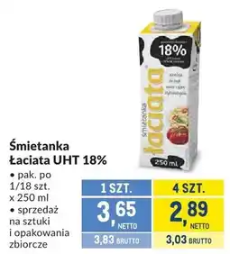 Makro Śmietanka Łaciate UHT 18% oferta