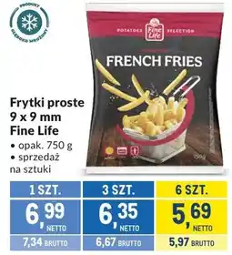 Makro Frytki proste 9x9mm Fine Life oferta