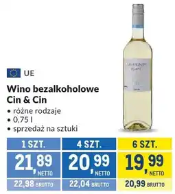 Makro Wino bezalkoholowe Cin & Cin oferta