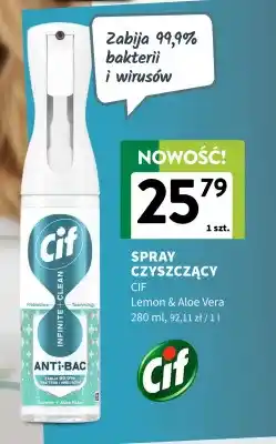 Intermarche Spray czyszczący Cif Anti-Bac Lemon & Aloe Vera oferta