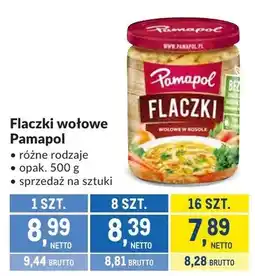 Makro Flaczki wołowe Pamapol różne rodzaje oferta