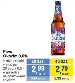 Makro Piwo Okocim 0,0% różne smaki oferta
