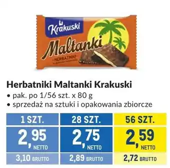 Makro Herbatniki Maltanki Krakuski oferta