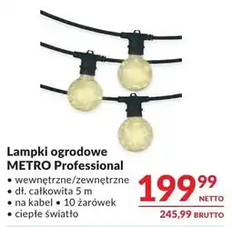 Makro Lampki ogrodowe METRO Professional oferta