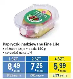 Makro Papryczki nadziewane Fine Life różne rodzaje oferta