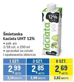 Makro Śmietanka Łaciate UHT 12% oferta
